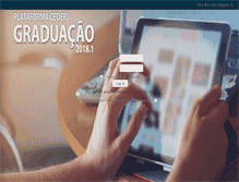 Tablet Screenshot of graduacao.cederj.edu.br