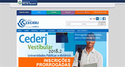 Desktop Screenshot of cederj.edu.br