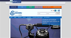 Desktop Screenshot of portal.cederj.edu.br