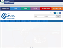 Tablet Screenshot of portal.cederj.edu.br